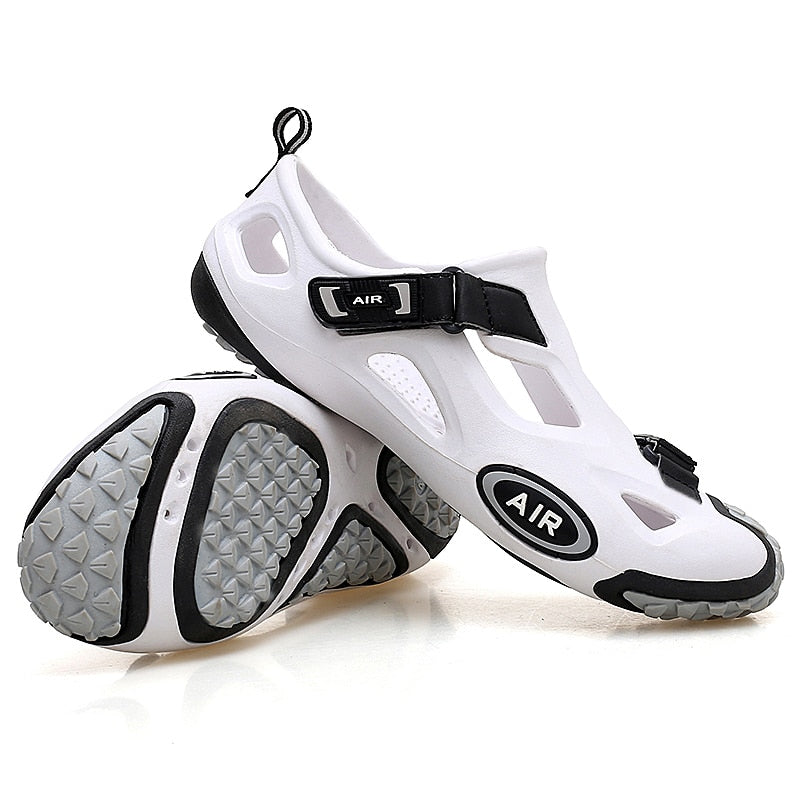 Air Water Shoes White Black Aquashoes - Main Image