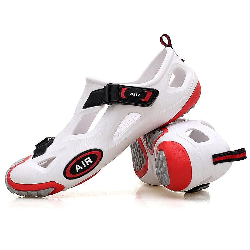 Red Water Shoes with Ventilation and Textured Grip Amazon.com | Water Shoes for Women Men Quick Dry Barefoot  main image 3