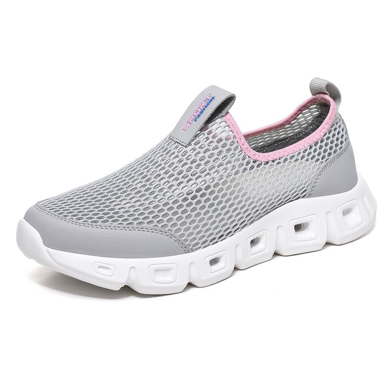 Airflow Gray Pink Water Shoes Aquashoes
