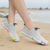 Aquabeach gray beach shoes