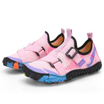 Pink strap aquatic shoes