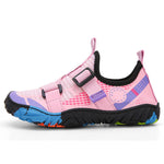 Pink strap aquatic shoes