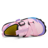 Pink strap aquatic shoes