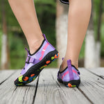 Strap Violet aquatic shoes