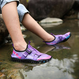 Strap Violet aquatic shoes