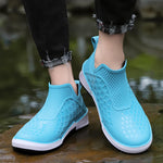 Blue Paimpol plastic water shoes