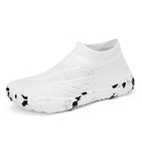 White Aquasoft beach shoes
