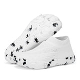 White Aquasoft beach shoes