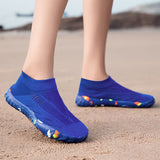 Blue Aquasoft beach shoes