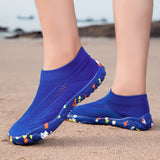 Blue Aquasoft beach shoes