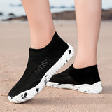 Black Aquasoft beach shoes