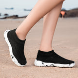 Black Aquasoft beach shoes