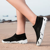 Black Aquasoft beach shoes