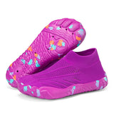 Aquasoft purple beach shoes