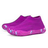 Aquasoft purple beach shoes