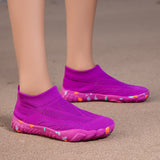 Aquasoft purple beach shoes