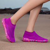 Aquasoft purple beach shoes