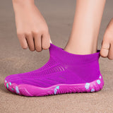 Aquasoft purple beach shoes