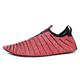 Summer red beach shoes