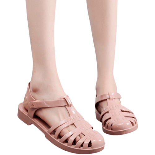 Escarpins top plastique transparent