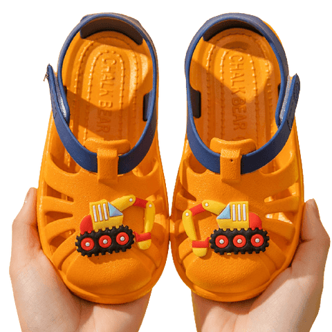 Sandales Plastique Pelle Orange - Aquashoes