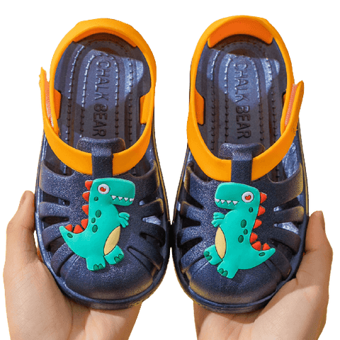 Sandales Plastique Dino bleu - Aquashoes