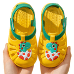 Sandales Plastique Dino Jaune - Aquashoes